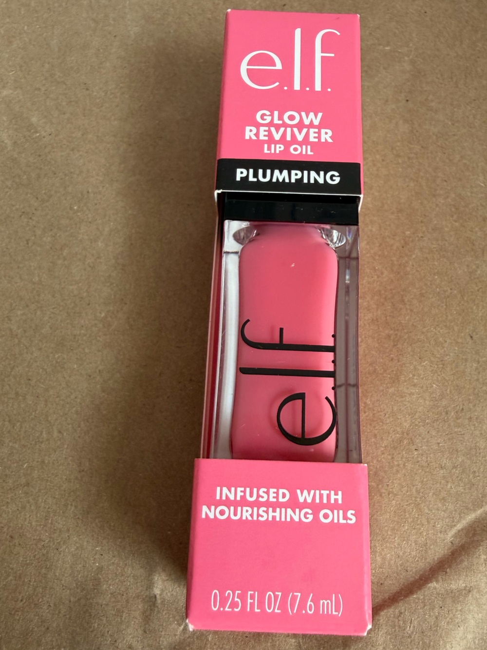ELF Glow Reviver Plumping Lip Oil - Pink
